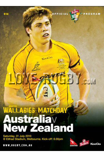 2010 Australia v New Zealand  Rugby Programme